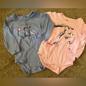 Girls Carhartt onesies